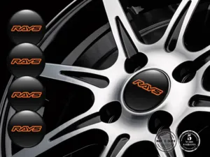 Rays Decalcomania Cerchio Edizione Adesivo Logo Silicone